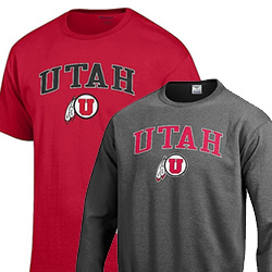 Elite Fan Shop NCAA Mens Short Sleeve T-Shirt Arch